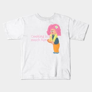 Cooking is so much fun Kids T-Shirt